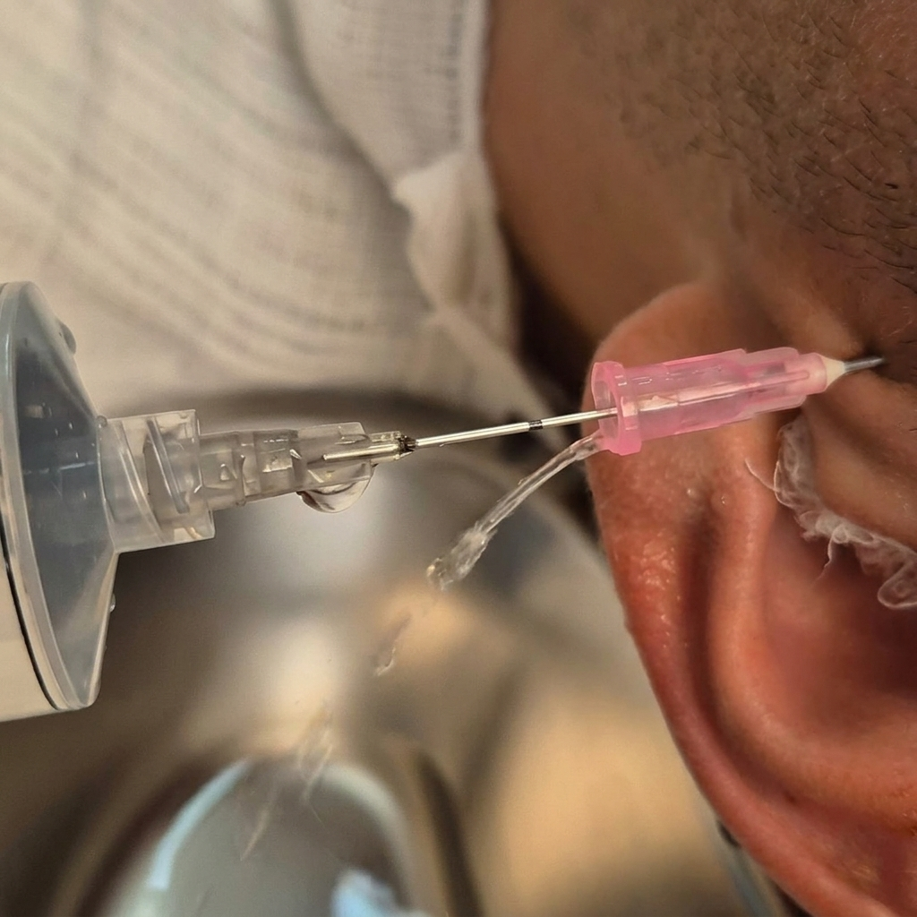Vídeo instrutivo sobre artrocentese e infiltração de i-PRF na articulação temporomandibular